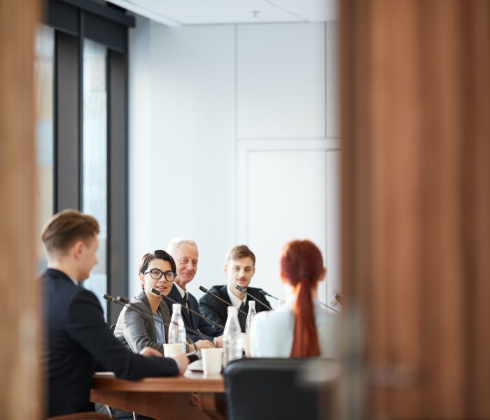 Conference Room Through Doors