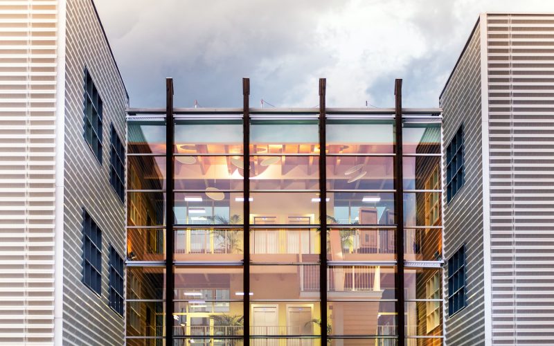 Unique modern office building